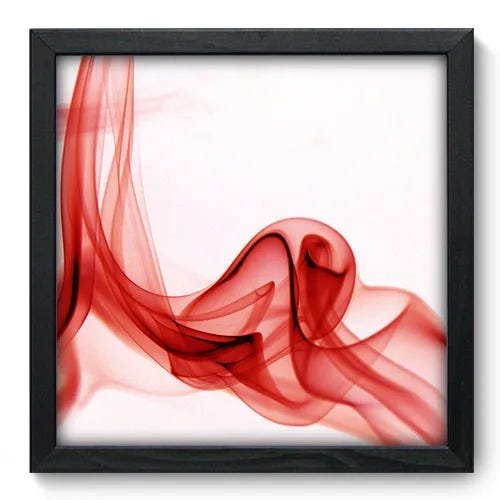 Quadro Decorativo - Fumaça - 33cm x 33cm - 039qnabp - 1