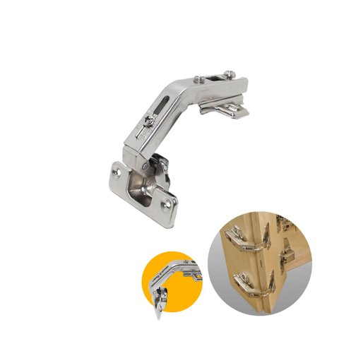 Dobradiça 35 Mm Bi-articulável Para Portas De Canto
