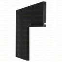 Ver imagem 1 de Guarnição Santa Luzia Black 3457 16mmx10cmx2,40m Caixa com 11 Barras