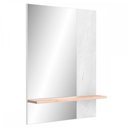 Ver imagem 2 de Espelho para Banheiro Báltico 1 Prateleira Branco/cristal - Móveis Bosi