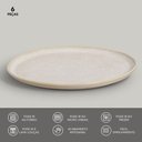 Ver imagem 2 de Prato Raso Bio Latte 27cm Porto Brasil Cerâmica Off White Avulso Mesa Jantar