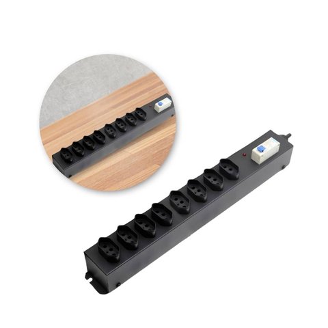 Filtro de Linha Profissional Fl Power 8 Tomadas Preta Ipec