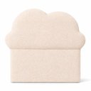 Ver imagem 1 de Cabeceira de Cama Box Estofada 90 Cm Solteiro Decoração Nuvem Boucle
