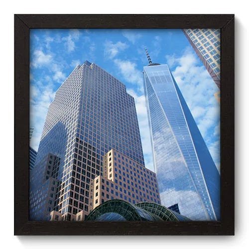 Quadro Decorativo - New York - 22cm x 22cm - 078qnmap - 1