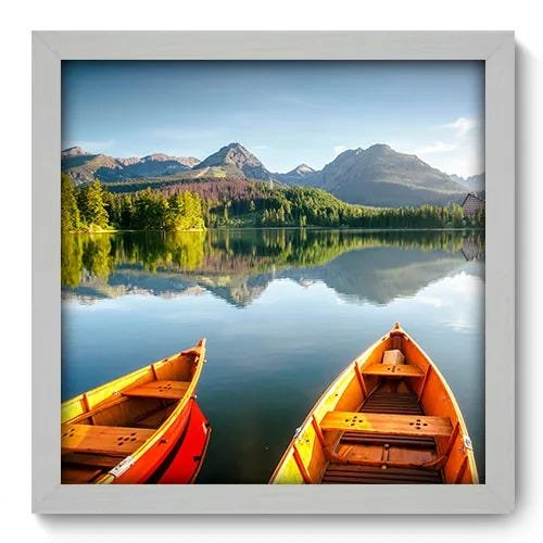 Quadro Decorativo - Lago - 33cm x 33cm - 048qnpbb - 1