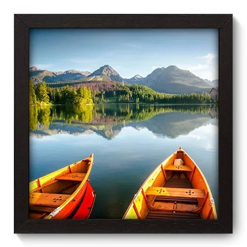 Quadro Decorativo - Lago - 22cm x 22cm - 048qnpap - 1