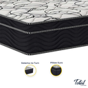 Ver imagem 4 de Cama Box Bipartido Casal Branco e Colchão Airtech 150 D45 Ortobom
