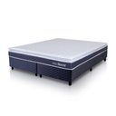 Ver imagem 3 de Conjunto Box Azul Durban Azul Espuma D28 Queen 158x198x57 - King House