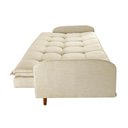 Ver imagem 3 de Sofa Cama 202cm x 92cm em Linho Cannes