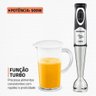 Mixer Turbo Inox Mondial Preto Inox 500w M-16-bi Mixer Turbo Inox Mondial - 7