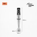 Ver imagem 2 de Mixer Turbo Inox Mondial Preto Inox 500w M-16-bi Mixer Turbo Inox Mondial