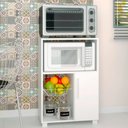 Ver imagem 5 de Balcão Fruteira em Mdp com 1 Porta e 1 Cesto de Metal Brv Móveis