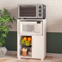 Ver imagem 2 de Balcão Fruteira em Mdp com 1 Porta e 1 Cesto de Metal Brv Móveis