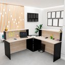 Ver imagem 5 de Balcão de Atendimento em L 140x60cm para Loja e Recepção + Cadeira de Escritório Ergonômica Premium