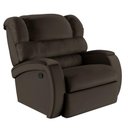 Ver imagem 1 de Poltrona do Papai Reclinável Napoli Manual Gatilho Pu Marrom Fh1 - D\'rossi