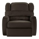 Ver imagem 3 de Poltrona do Papai Reclinável Napoli Manual Gatilho Pu Marrom Fh1 - D\'rossi