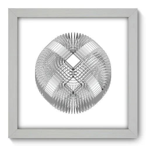 Quadro Decorativo - Abstrato - 22cm x 22cm - 088qnaab - 1