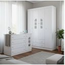 Ver imagem 1 de Quarto Infantil com Guarda- Roupa e Cômoda - Phonix