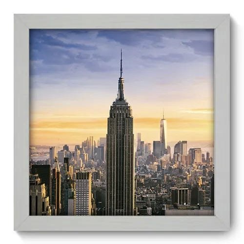 Quadro Decorativo - Empire State - 22cm x 22cm - 049qnmab - 1