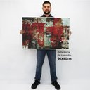 Ver imagem 2 de Quadro Decorativo em Canvas Abstrato Colors - Chassi - 90 x 60cm