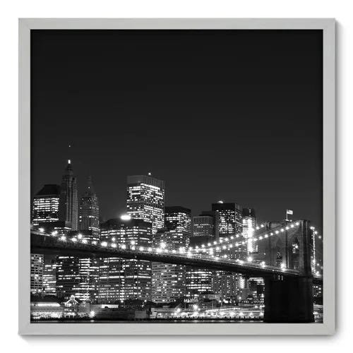 Quadro Decorativo - New York - 70cm x 70cm - 044qnmdb - 1
