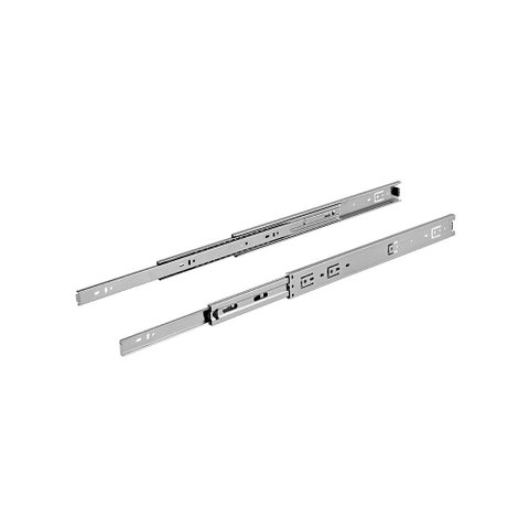 Corrediça Telescópica Inox 201 Tn H45 Extensão Total Prolongada 40kg Fgvtn 350 Mm - 545tn08ss35010
