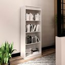 Ver mais imagens de Estante Armário Alta Livreiro Multiuso Office 4 Prateleiras Branco