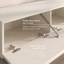 Ver imagem 7 de Rack para TV até 75 Polegadas Planejado 210cm Portas Ripadas Aruá CabeCasa MadeiraOriginals