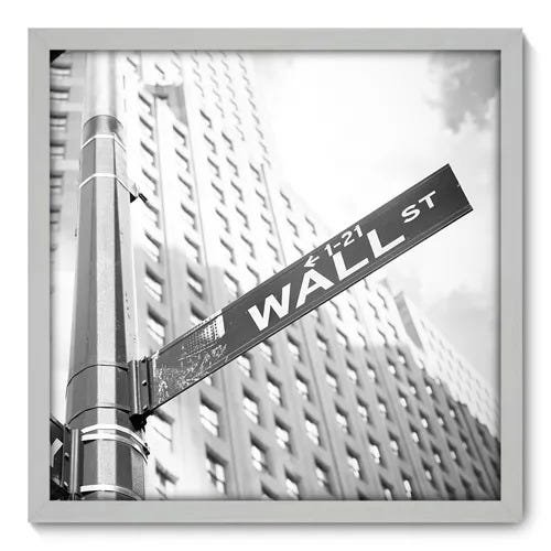 Quadro Decorativo - Wall Street - 50cm x 50cm - 070qnmcb - 1