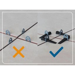 Nivelador Espaçador Piso Porcelanato Fit Eco 3 Mm Vm 1000 Pc - 4
