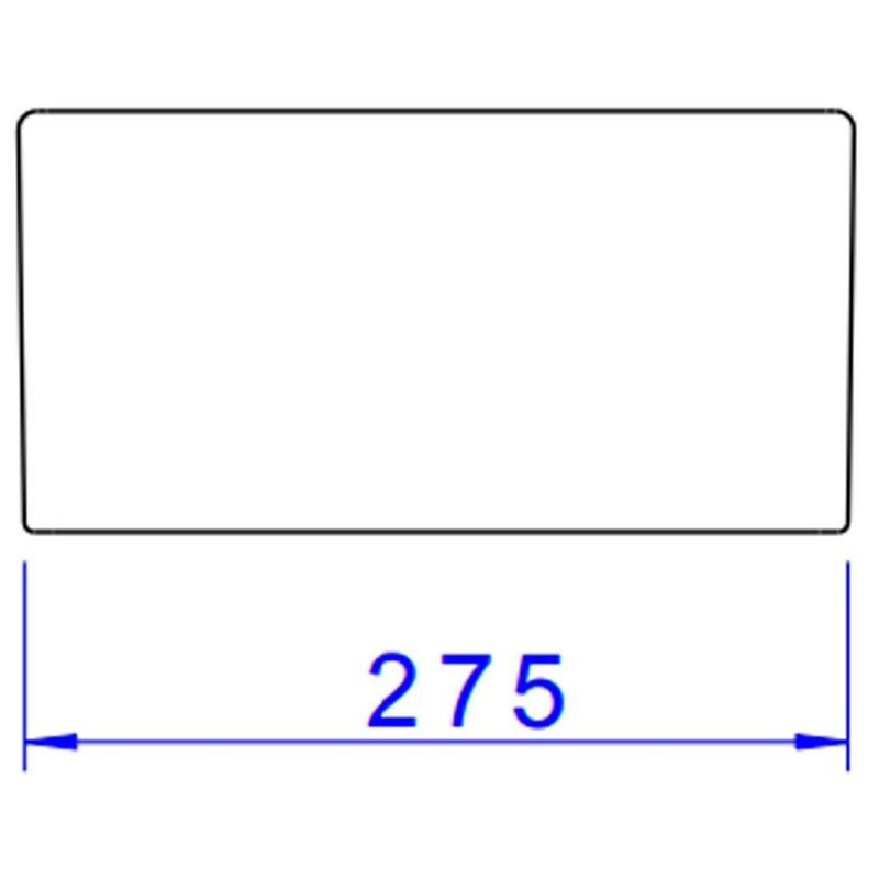 Cuba de Apoio Deca Retangular Branco Gelo 56x28cm L.107.17 Deca - 4