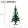 Árvore de Natal 120cm Verde para Enfeitar - 1 Unidade - 3