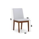 Ver imagem 3 de Conjunto de Sala de Jantar Redonda 4 Lugares em Madeira Maciça Cecília Marrom