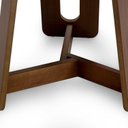 Ver imagem 7 de Conjunto de Sala de Jantar Redonda 4 Lugares em Madeira Maciça Cecília Marrom