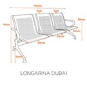 Ver imagem 2 de Longarina Dubai - 03 Lugares