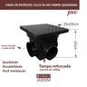 Caixa de Inspeção Dn100 Passagem Gordura 25x25cm 5 Litros - 5