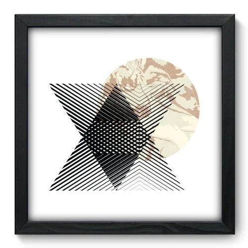 Quadro Decorativo - Abstrato - 33cm x 33cm - 158qnabp - 1