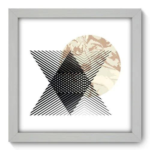 Quadro Decorativo - Abstrato - 22cm x 22cm - 158qnaab - 1