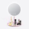 Espelho de Led para Maquiagem com Ventilador Touch 20cm Mini Espelho com Aumento 5x - 3 em 1 - 1