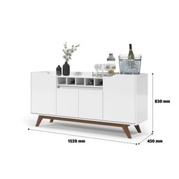 Buffet Luxo 4 Portas com Adega - 3