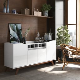 Buffet Luxo 4 Portas com Adega - 1