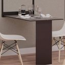 Ver imagem 6 de Mesa Dobrável Retrátil de Parede 100x64 Preto