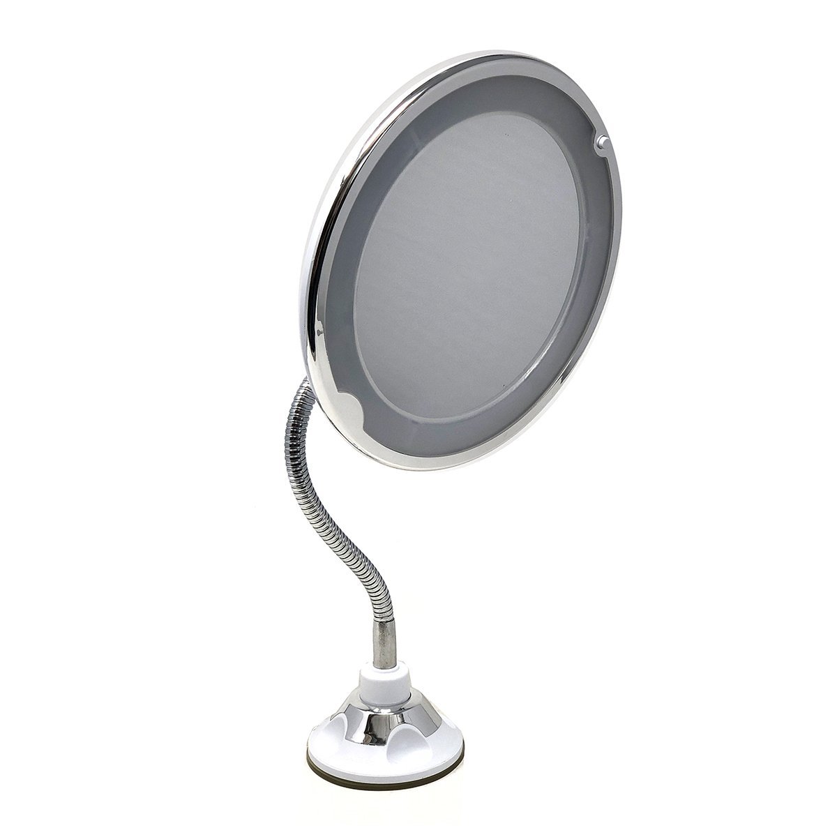 Espelho Camarim Redondo com Luz de Led para Closet e Banheiros Preparação de Maquiagem Make-up Evok