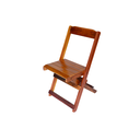 Ver imagem 3 de Conjunto Mesa com 4 Cadeiras Madeira 70x70 Dobráveis na Cor Mel