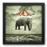 Quadro Decorativo - Elefante - 33cm x 33cm - 006qnsbp - 1