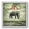 Quadro Decorativo - Elefante - 33cm x 33cm - 006qnsbb - 1