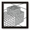 Quadro Decorativo - Cubos - 22cm x 22cm - 134qnaap - 1