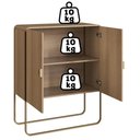 Ver imagem 5 de Balcao Buffet Organico 2 Portas 90 Cm 28065 Artesano Hanover Dourado