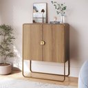 Ver imagem 7 de Balcao Buffet Organico 2 Portas 90 Cm 28065 Artesano Hanover Dourado