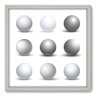 Quadro Decorativo - Esferas - 50cm x 50cm - 154qnacb - 1